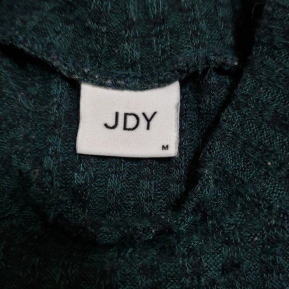 ASOS JDY Ribbed Sweater Velvet Sleeve Sweater - Picture 3 of 8